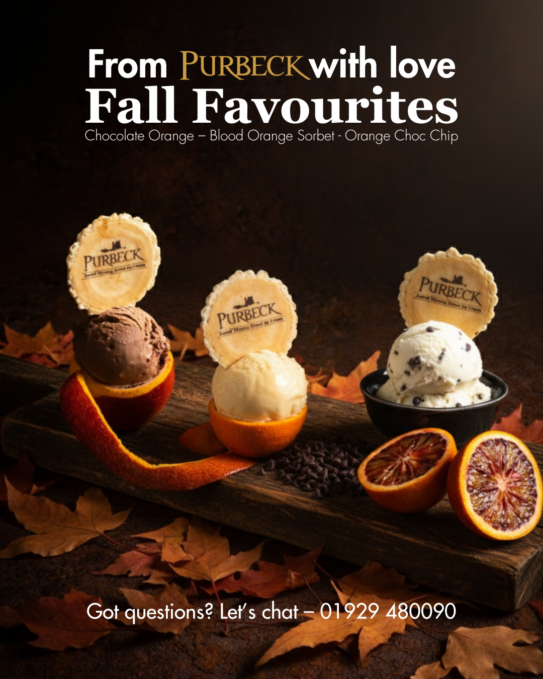 Fall Favourites Luxury Ice Cream